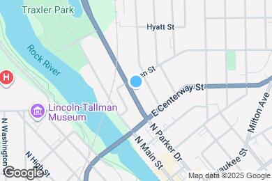 Map image of the property - 442 N Parker Dr