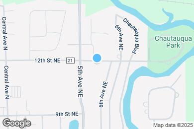 Map image of the property - 550 12th St NE