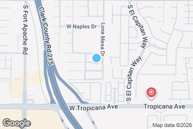 Map image of the property - 9123 Sangria Ln