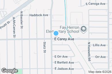 Map image of the property - 3024 E Carey Ave