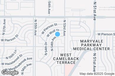 Map image of the property - 4743 N 54th Ave
