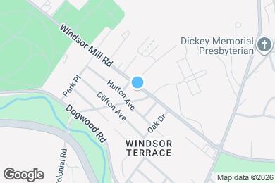 Map image of the property - 5503 Windsor Mill Rd