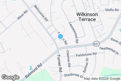 Map image of the property - 6104 Belrun Ct