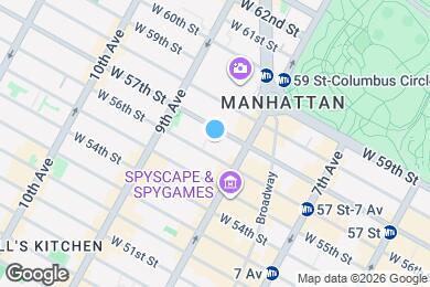 Map image of the property - WEST 57 STREET