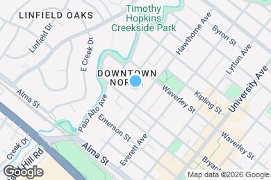 Map image of the property - 315 Hawthorne Ave