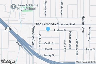 Map image of the property - 16052 Ludlow St