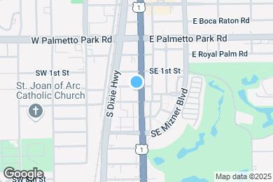 Map image of the property - 233 S Federal Hwy