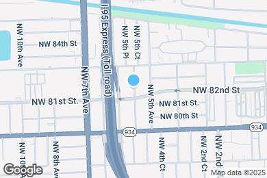 Map image of the property - 8120 NW 5th Ct