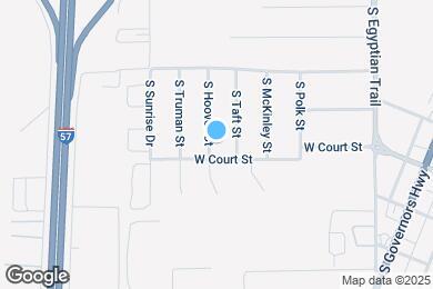 Map image of the property - 25773 S Hoover Ct
