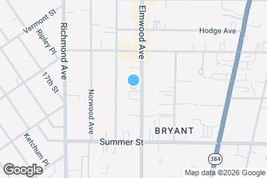 Map image of the property - 374 Elmwood Ave