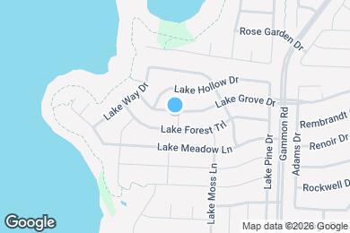 Map image of the property - 824 Lake Grove Dr