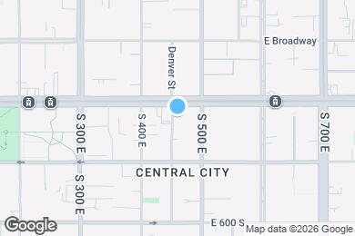 Map image of the property - 460 E 400 S