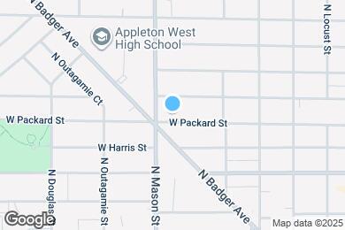 Map image of the property - 1220 W Packard St
