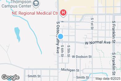 Map image of the property - 804 W Normal St