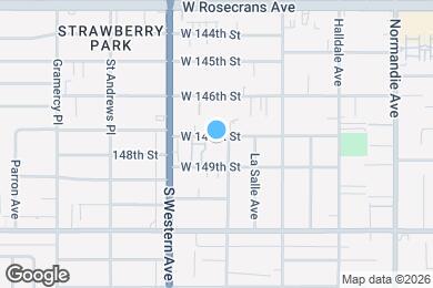 Map image of the property - 1712 W 147th St
