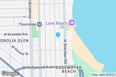 Map image of the property - 5841 N Kenmore Ave