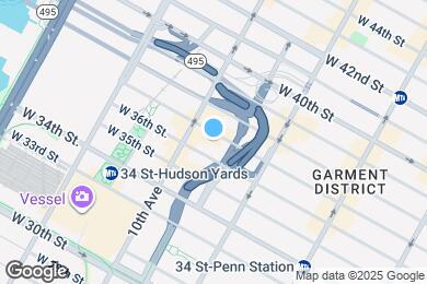 Map image of the property - 448 W 37th St