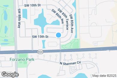Map image of the property - 8600 SW 15th St
