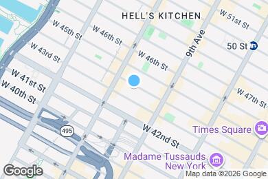 Map image of the property - 442 W 44th St