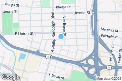 Map image of the property - 1038 Oakley St