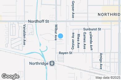 Map image of the property - 8950 Wilbur Ave
