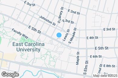 Map image of the property - 1301 E 5th St