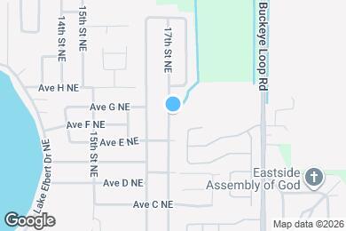 Map image of the property - 530 17th St NE