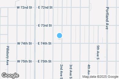 Map image of the property - 7338 2nd Ave S