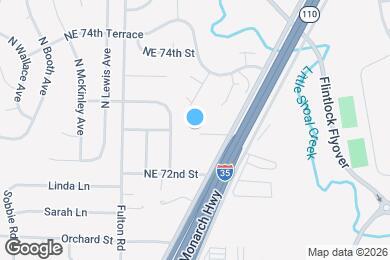 Map image of the property - 8906 NE 73rd Ct