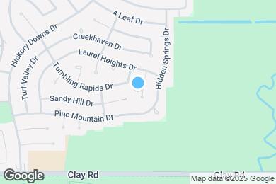 Map image of the property - 4515 Sylvan Glen Dr