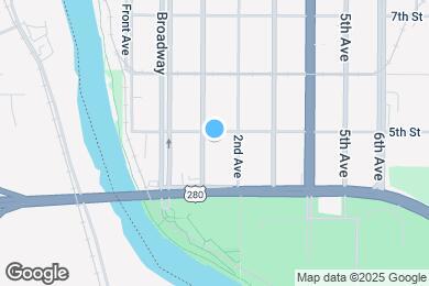 Map image of the property - 438 1st Ave