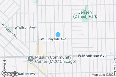 Map image of the property - 3604 W Sunnyside Ave