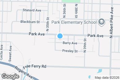 Map image of the property - 3609 Barry Ave