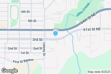 Map image of the property - 4809 61st St NE