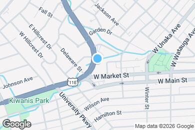 Map image of the property - 800 John Exum Pkwy