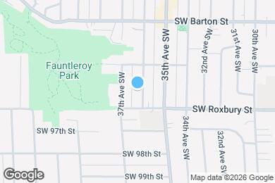 Map image of the property - 9435 36th Ave SW