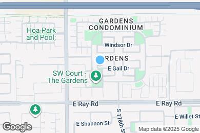 Map image of the property - 1469 S Hawk Ln