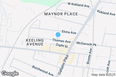 Map image of the property - 1001 Thomas Ave