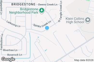 Map image of the property - 21126 N Tangle Creek Ln