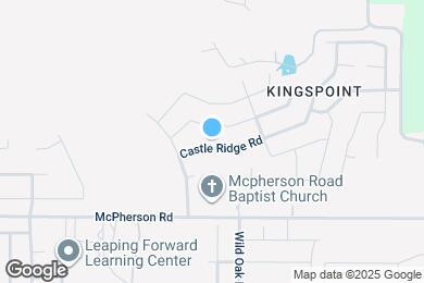 Map image of the property - 1329 Castle Ridge Rd