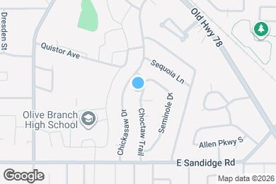 Map image of the property - 6251 Choctaw Trail