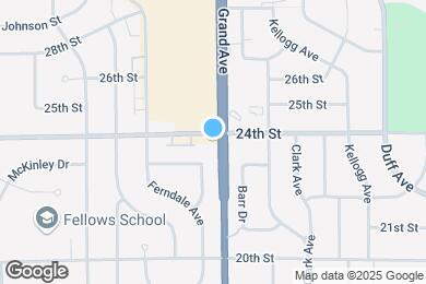 Map image of the property - Melrose Park Apartments