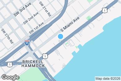 Map image of the property - 2200 Brickell Ave