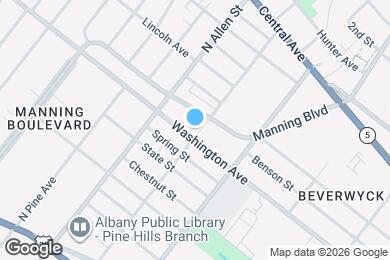 Map image of the property - 815 Washington Ave