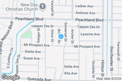 Map image of the property - 1098 Bristol St