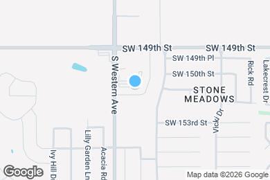 Map image of the property - 805 SW 151st St