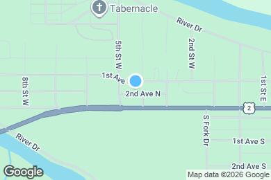 Map image of the property - 416 1st Ave NW