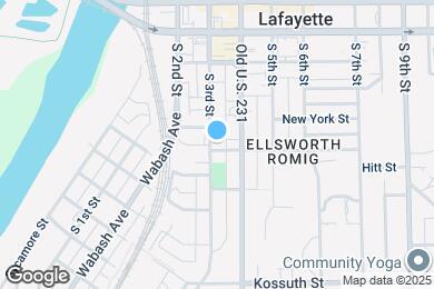 Map image of the property - 321 S 3rd St