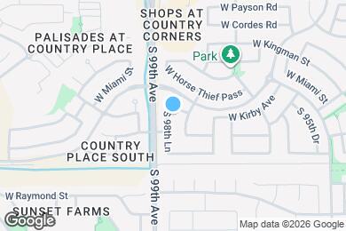 Map image of the property - 3349 S 98th Ln