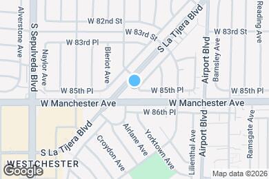 Map image of the property - 8531 Kittyhawk Ave